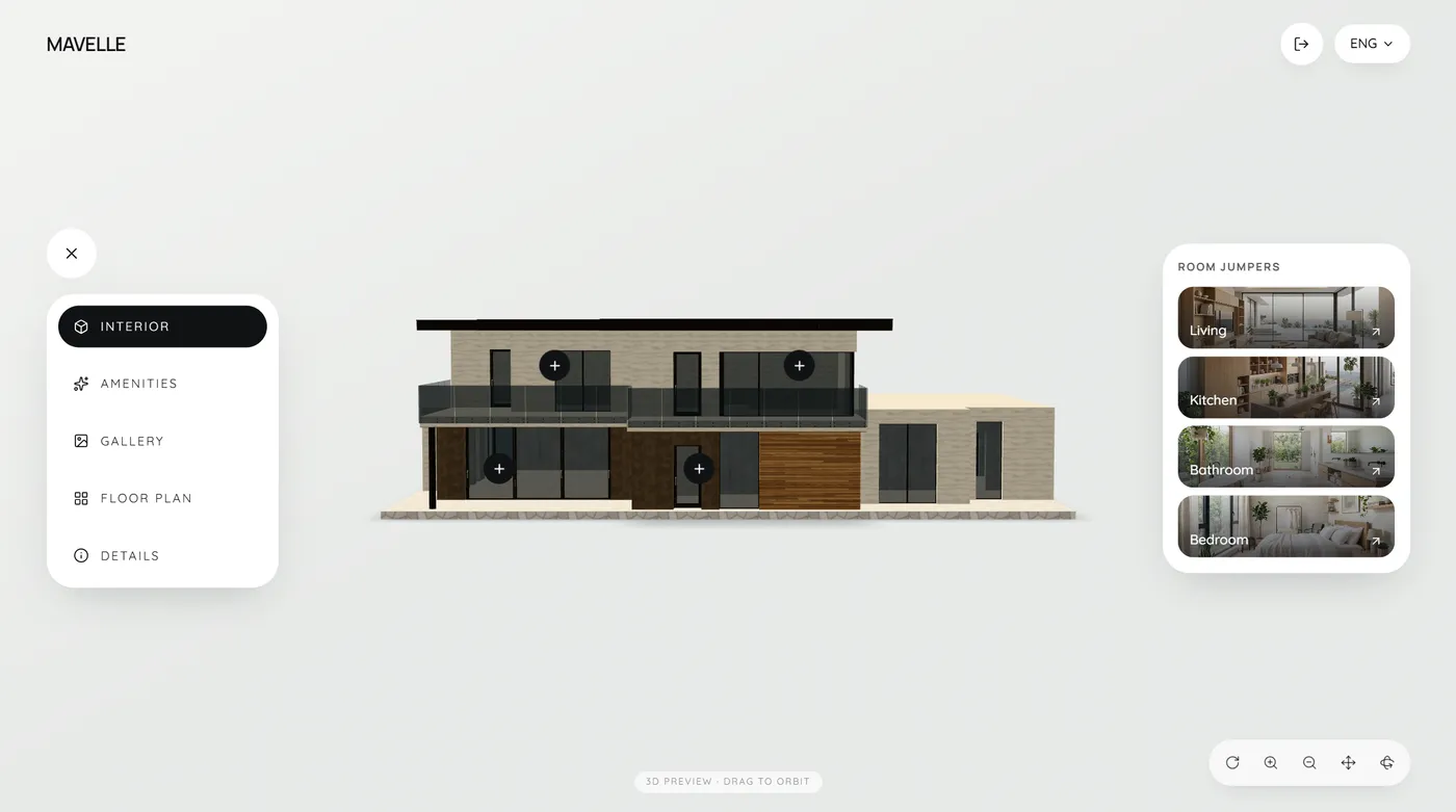 3D model & room jumpers